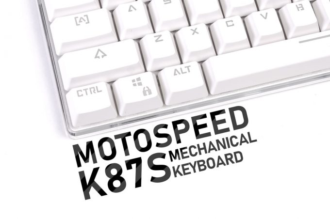 白色でオシャレなメカニカルゲーミングキーボードk87sがコスパ最強 トコログ